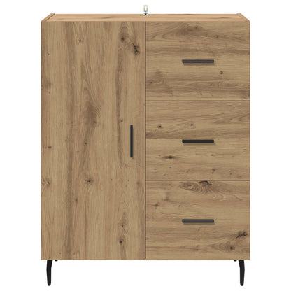 Sideboard Artisan-Eiche 69,5 x 34 x 90 cm Verbundholz und Eisen