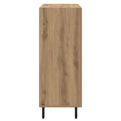 Sideboard Artisan-Eiche 69,5 x 34 x 90 cm Verbundholz und Eisen