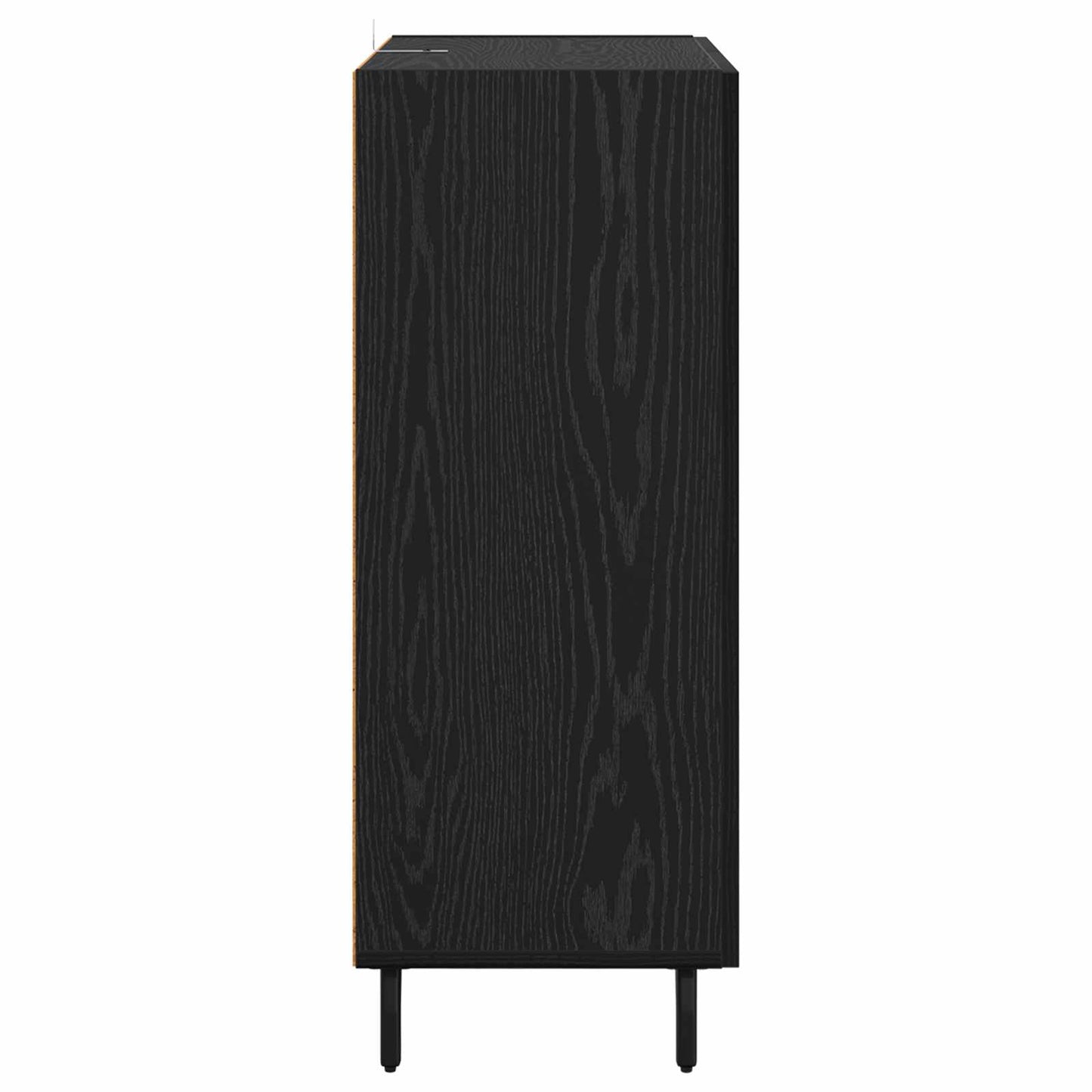 Sideboard mit Schubladen Schwarz Eichen-Optik 69,5 x 34 x 90 cm