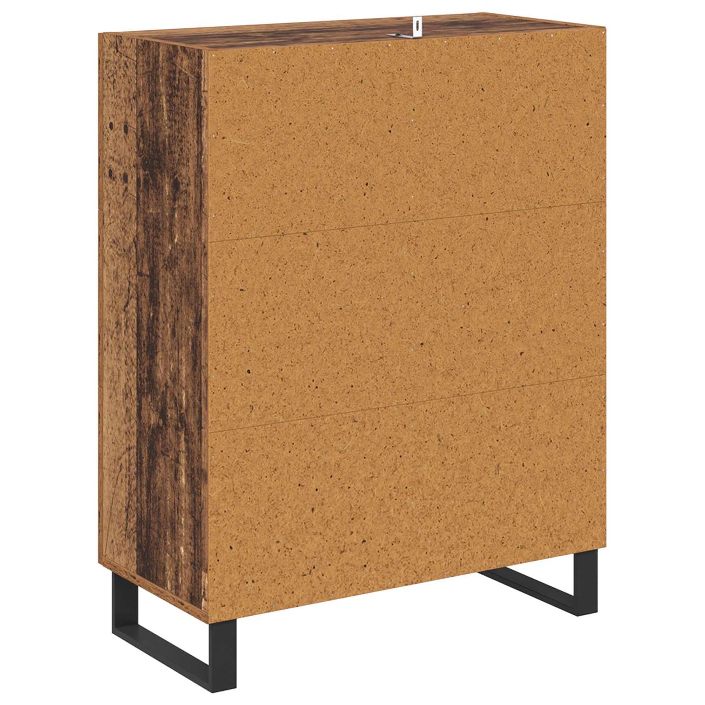 Sideboard Altholz 69,5 x 34 x 90 cm Verbundholz und Eisen
