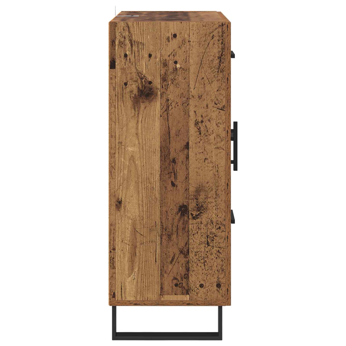 Sideboard Altholz 69,5 x 34 x 90 cm Verbundholz und Eisen
