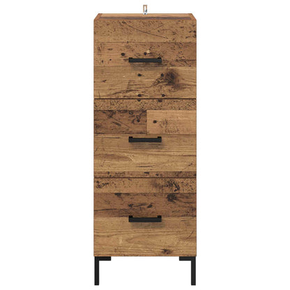 Sideboard Altholz 34,5 x 34 x 90 cm Holzwerkstoff