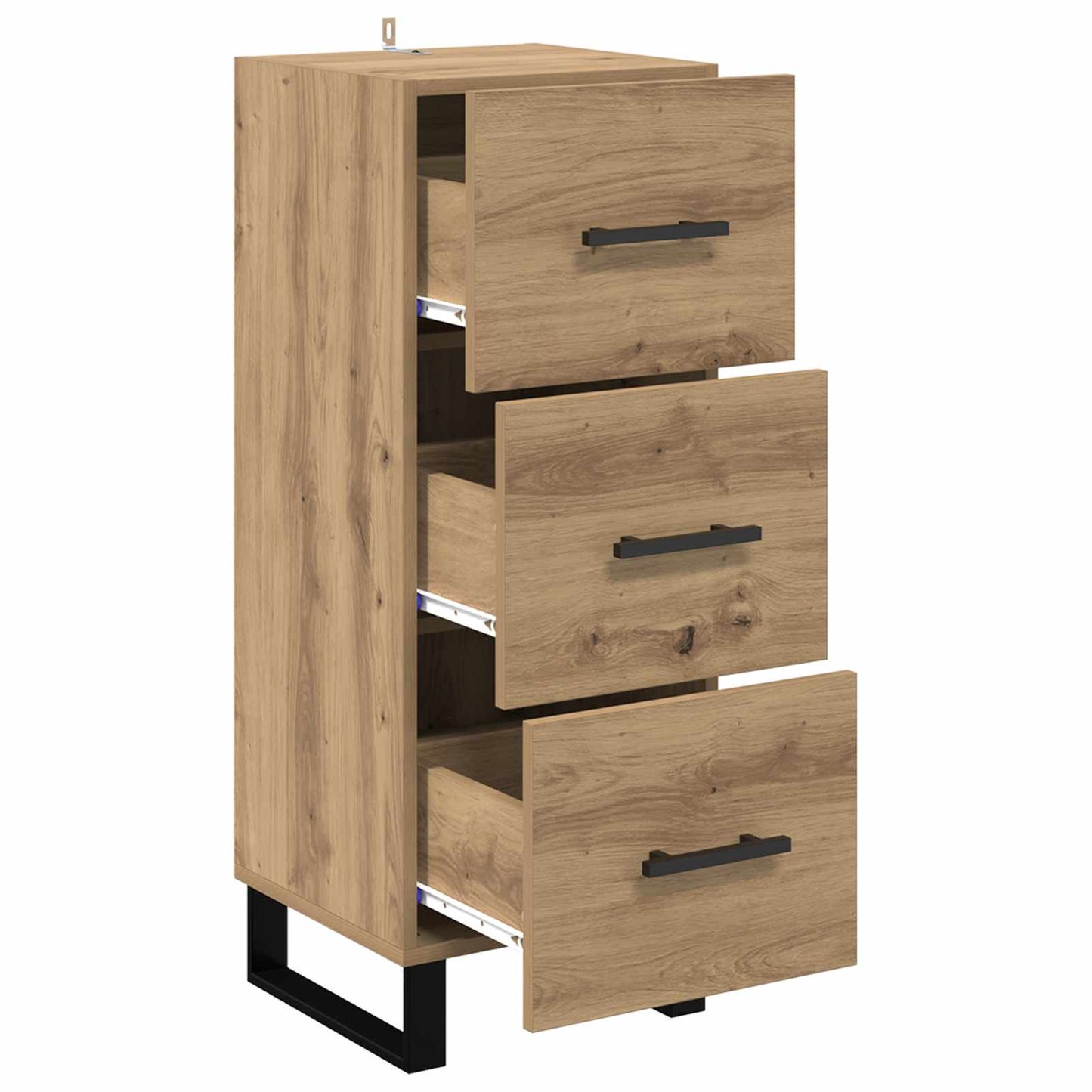 Sideboard Artisan-Eiche 34,5 x 34 x 90 cm Holzwerkstoff