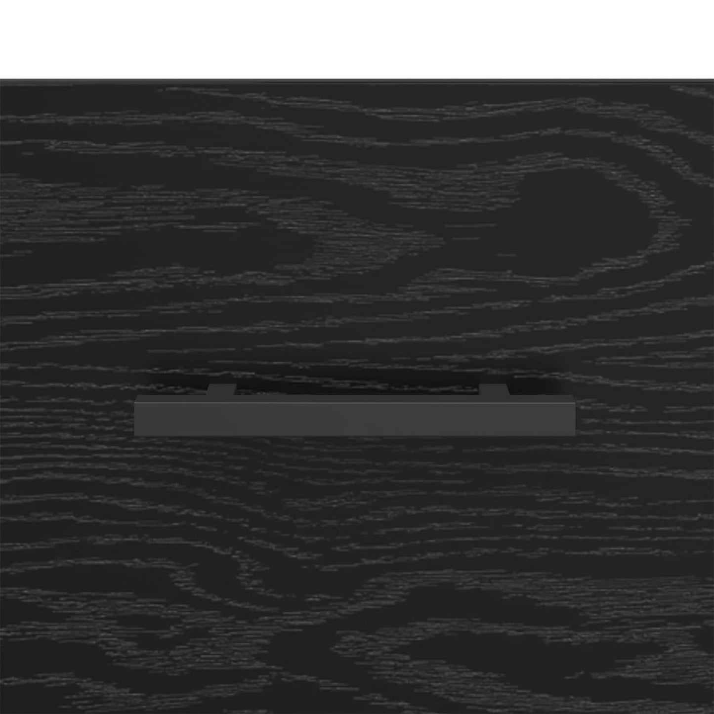 Sideboard Schwarz Eichen-Optik 34,5 x 34 x 90 cm Holzwerkstoff