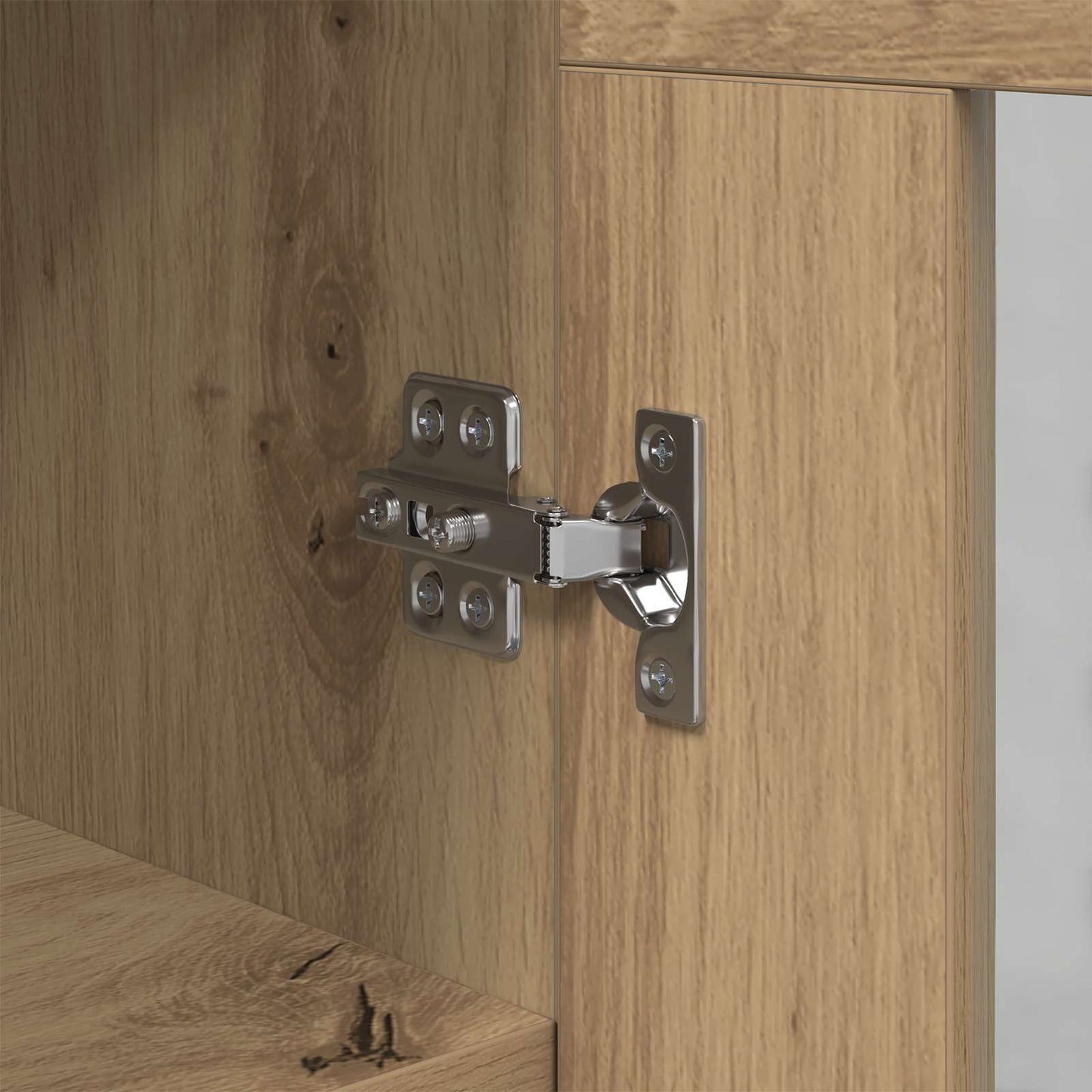 Sideboard Artisan-Eiche 34 x 34,5 x 90 cm Holzwerkstoff