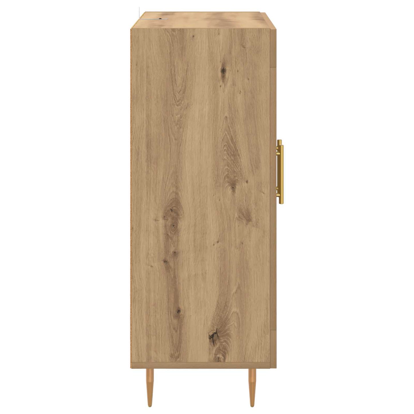 Sideboard Artisan-Eiche 69,5 x 34 x 90 cm Verbundholz und Eisen