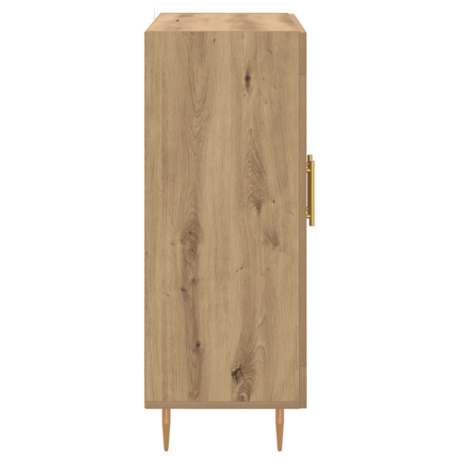 Sideboard Artisan-Eiche 69,5 x 34 x 90 cm Verbundholz und Eisen