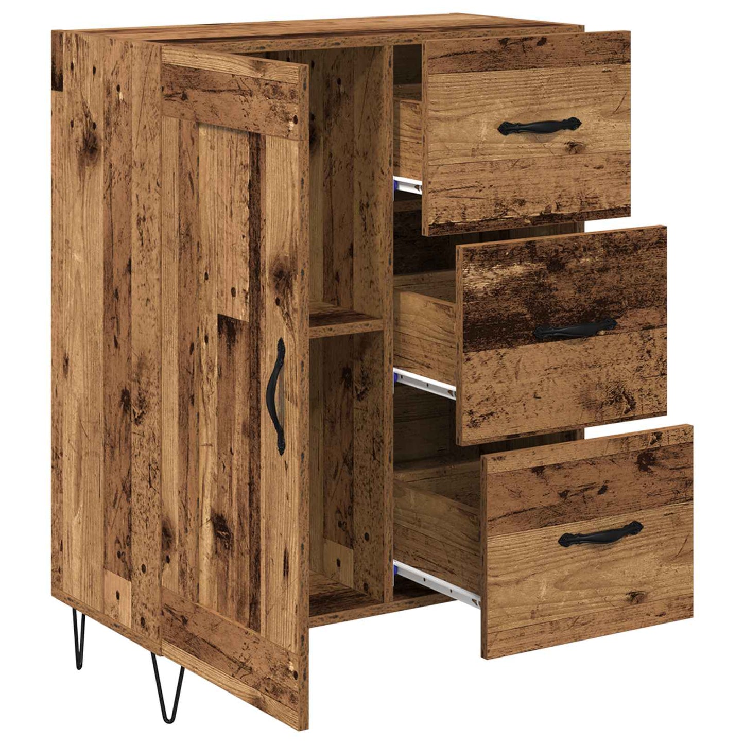 Sideboard Altholz 69,5 x 34 x 90 cm Holzwerkstoff