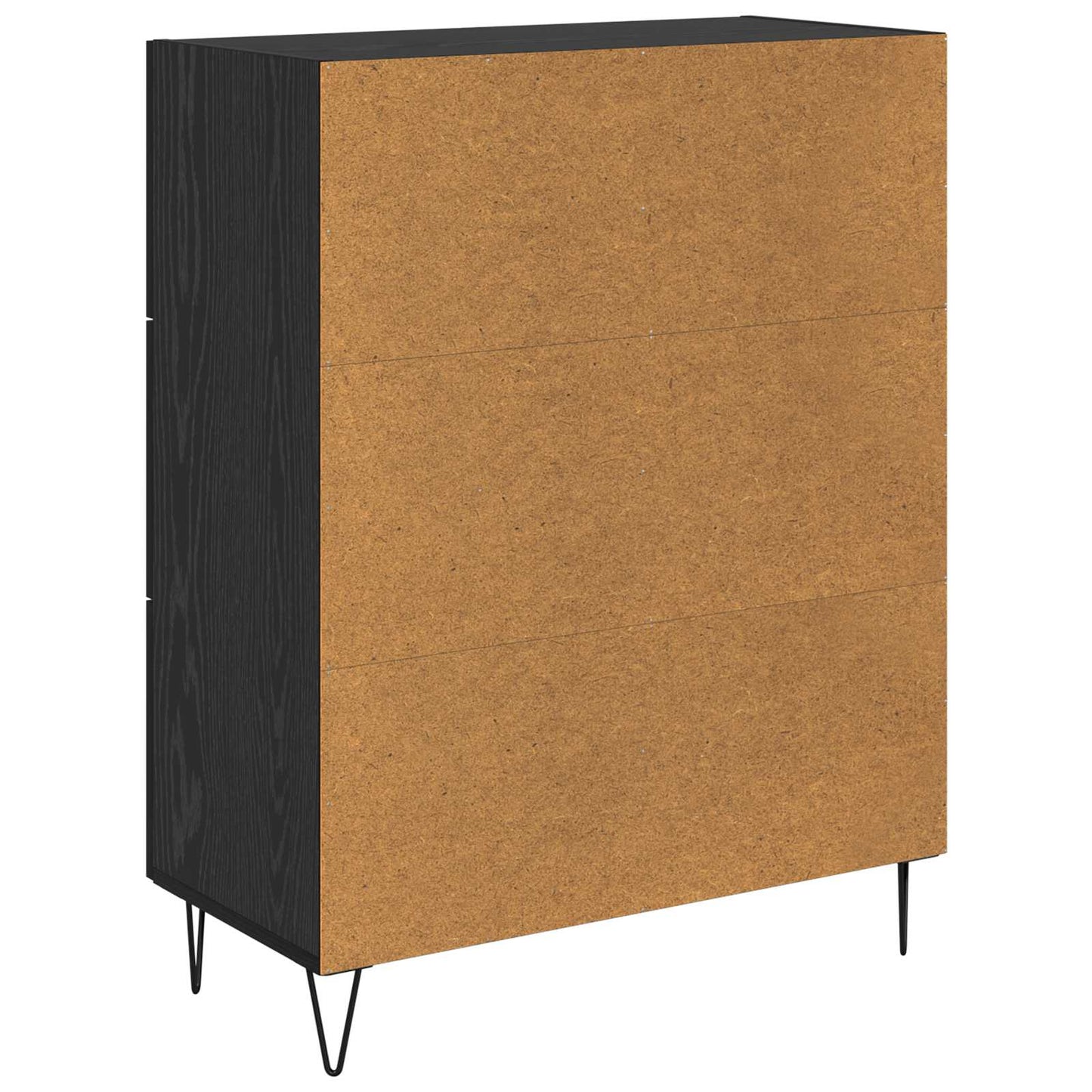 Sideboard Schwarze Eiche 69,5 x 34 x 90 cm Holzwerkstoff