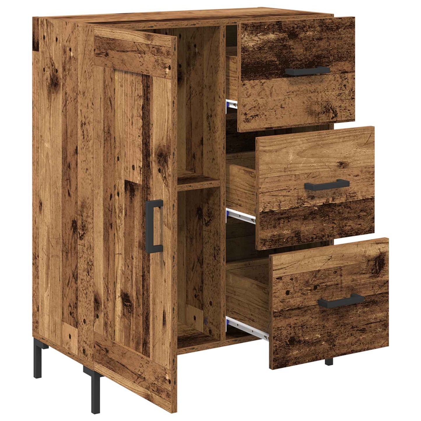 Sideboard Altholz 69.5 x 34 x 90 cm Holzwerkstoff