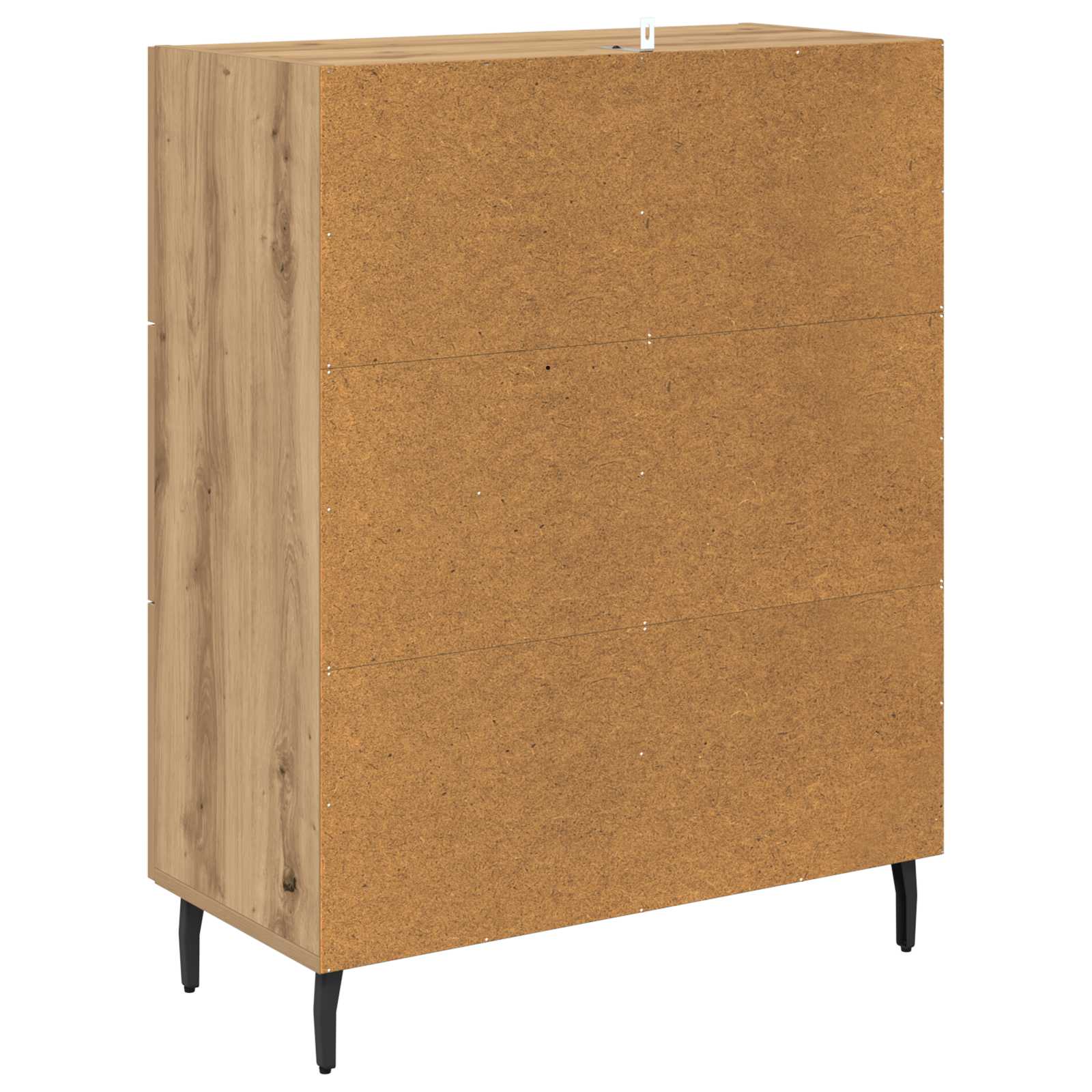 Sideboard Artisan-Eiche 69,5 x 34 x 90 cm Verbundholz und Eisen