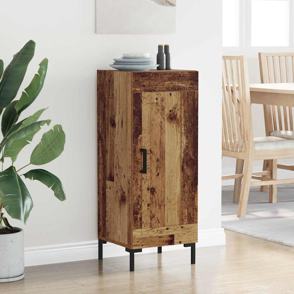 Sideboard Olden Altholz 34,5 x 34 x 90 cm Verbundholz und Eisen