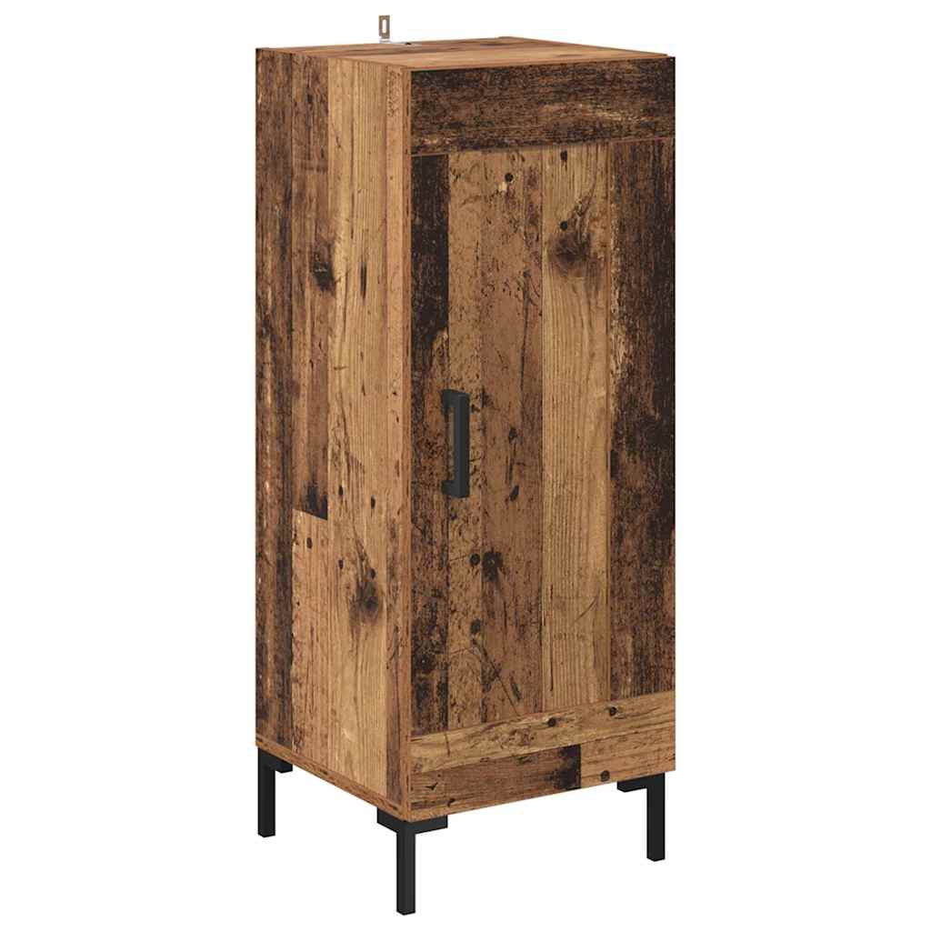 Sideboard Olden Altholz 34,5 x 34 x 90 cm Verbundholz und Eisen
