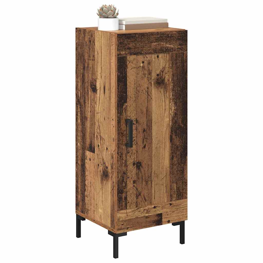 Sideboard Olden Altholz 34,5 x 34 x 90 cm Verbundholz und Eisen