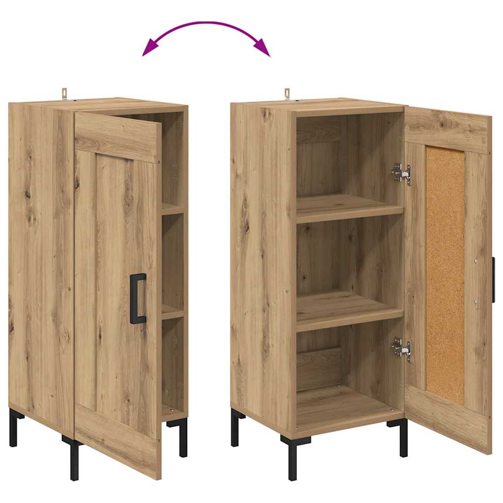 Sideboard Olden Artisan-Eiche 34,5 x 34 x 90 cm