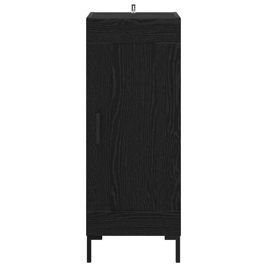 Sideboard Olden Schwarz Eichen-Optik 34,5 x 34 x 90 cm