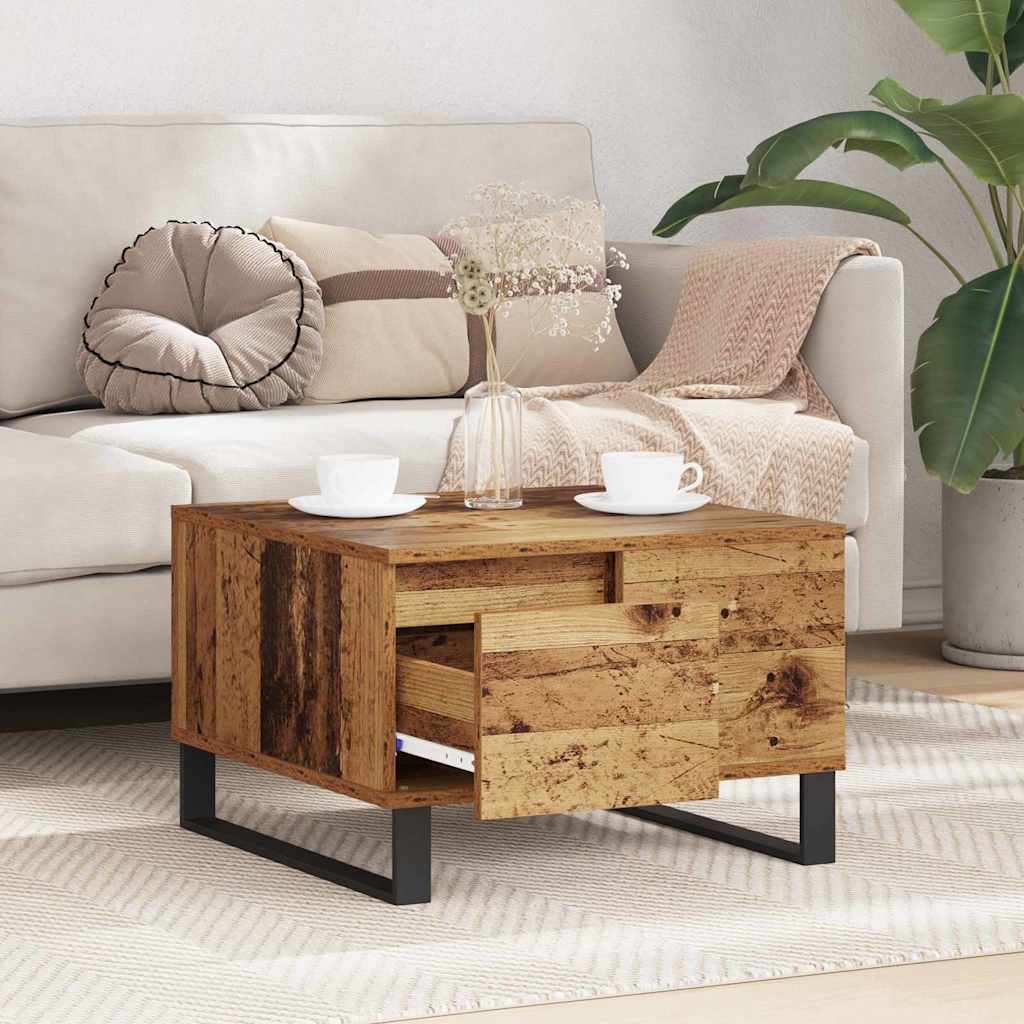 Couchtisch Altholz 55 x 55 x 36,5 cm Holzwerkstoff
