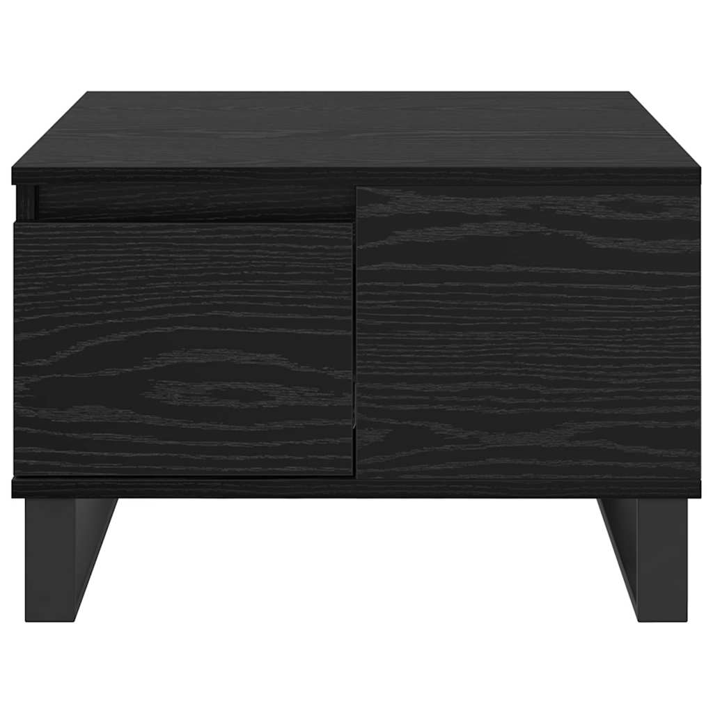 Couchtisch Schwarz Eichen-Optik 55 x 55 x 36,5 cm Holzwerkstoff