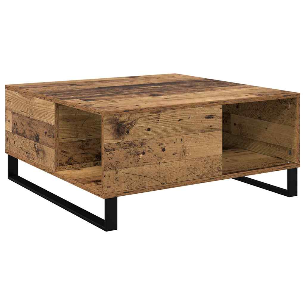 Couchtisch Altholz 80 x 80 x 36.5 cm Holzwerkstoff