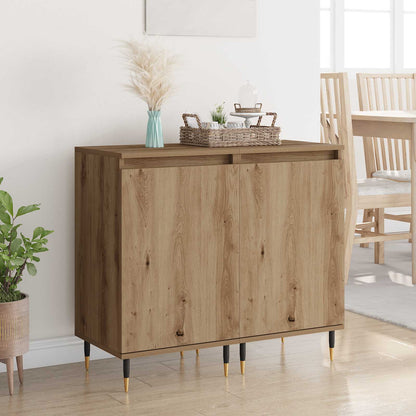 Sideboard 2 stk. Artisan-Eiche 40 x 35 x 70 cm