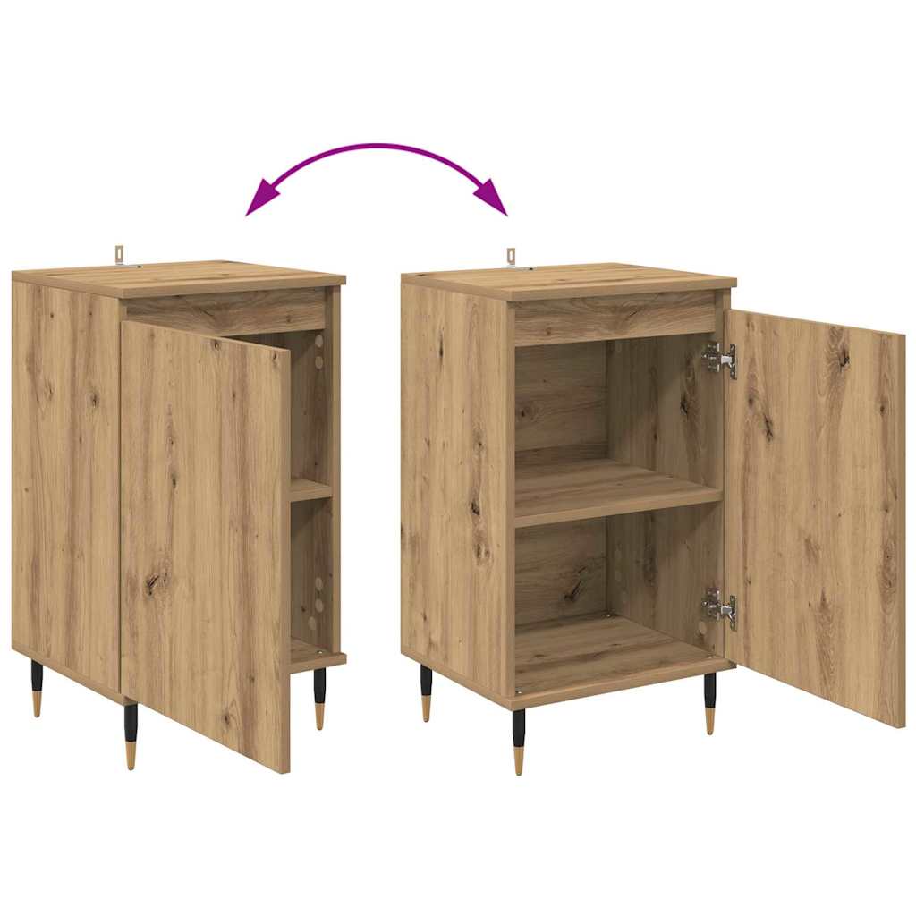 Sideboard 2 stk. Artisan-Eiche 40 x 35 x 70 cm