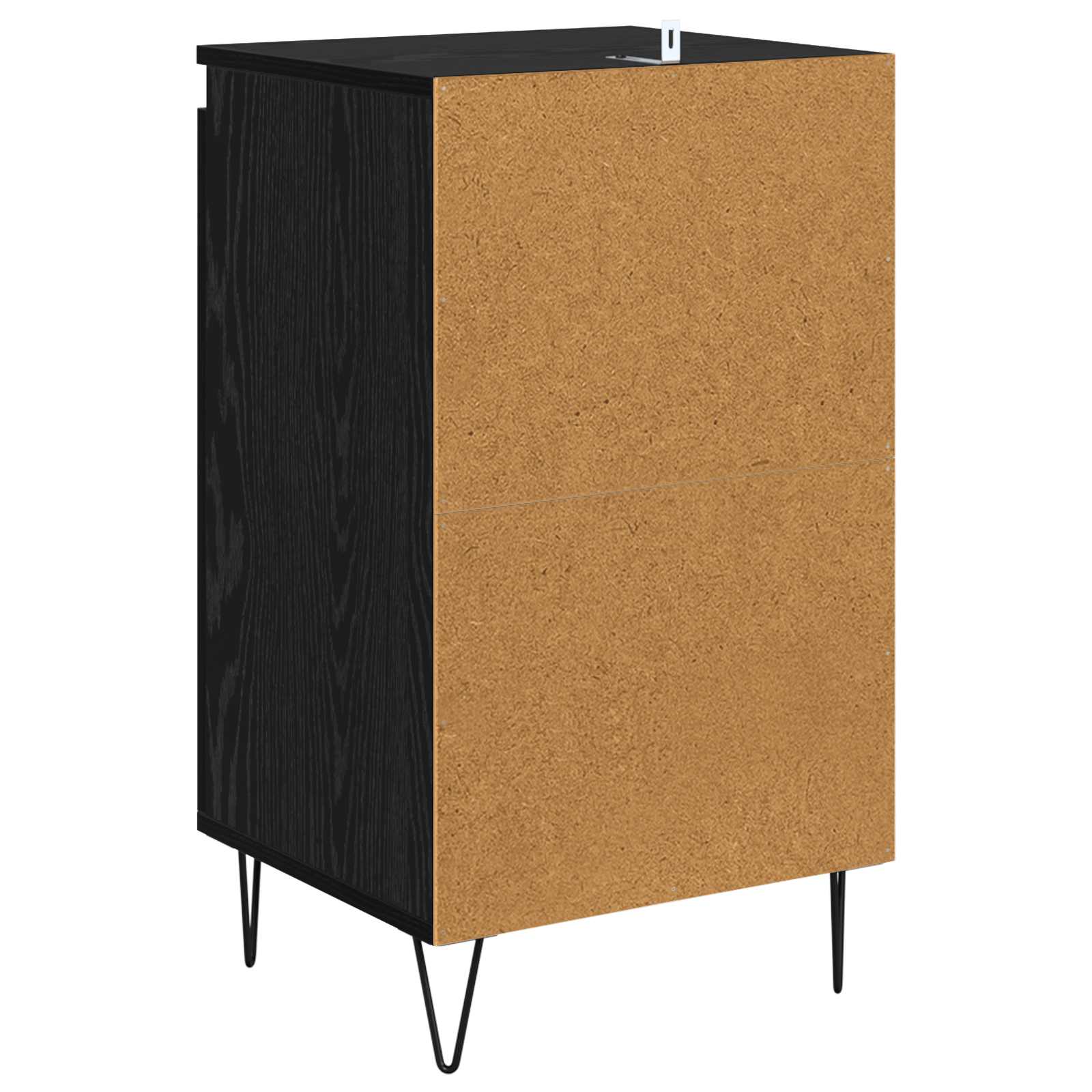 Sideboard Schwarz Eichen-Optik 40 x 35 x 70 cm Holzwerkstoff