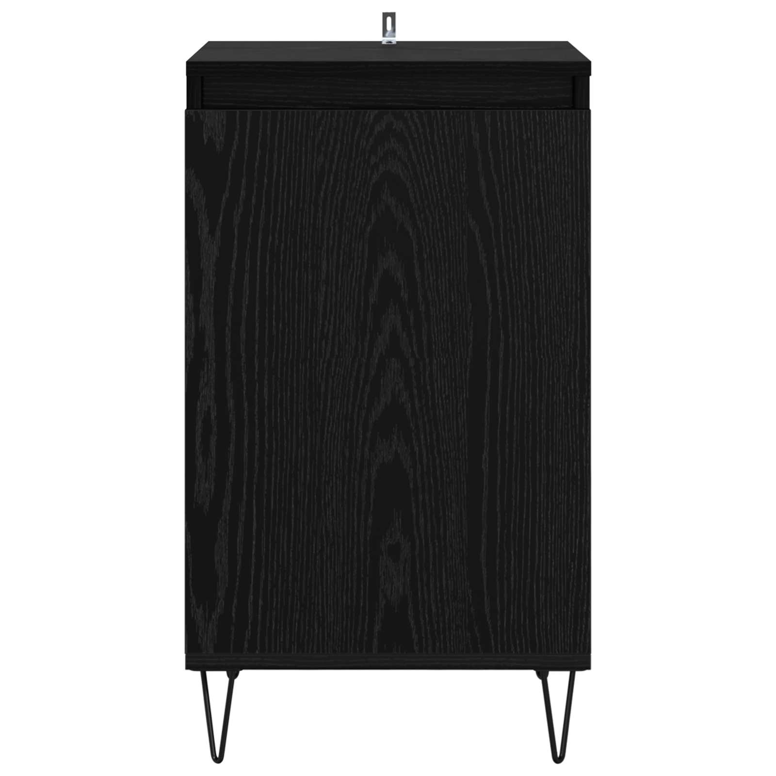 Sideboard Schwarz Eichen-Optik 40 x 35 x 70 cm Holzwerkstoff