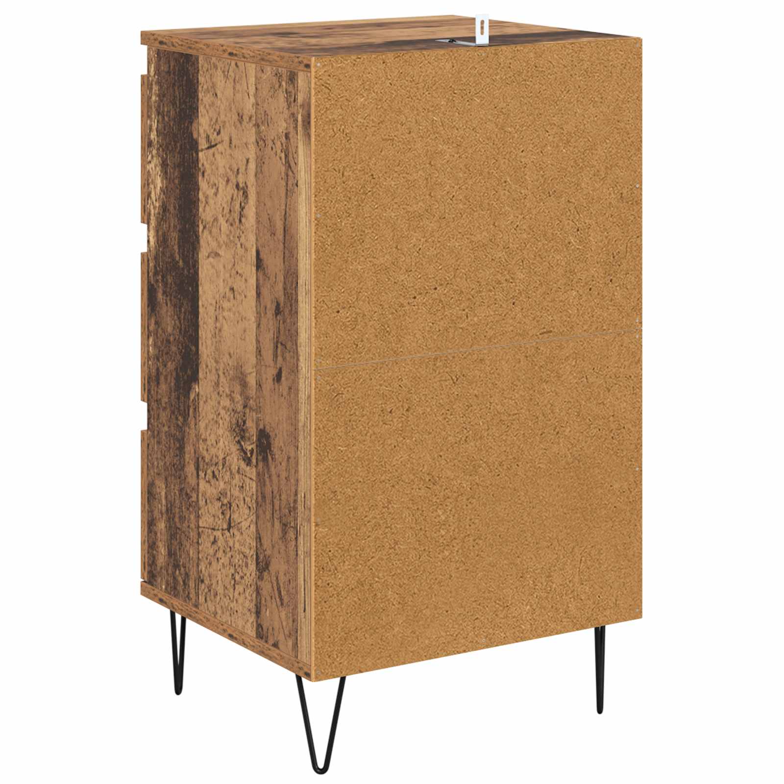 Sideboard Altholz 40 x 35 x 70 cm Verbundholz und Eisen