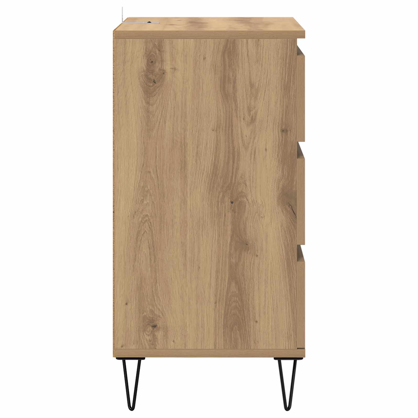 Sideboard Artisan-Eiche 40 x 35 x 70 cm Verbundholz und Eisen