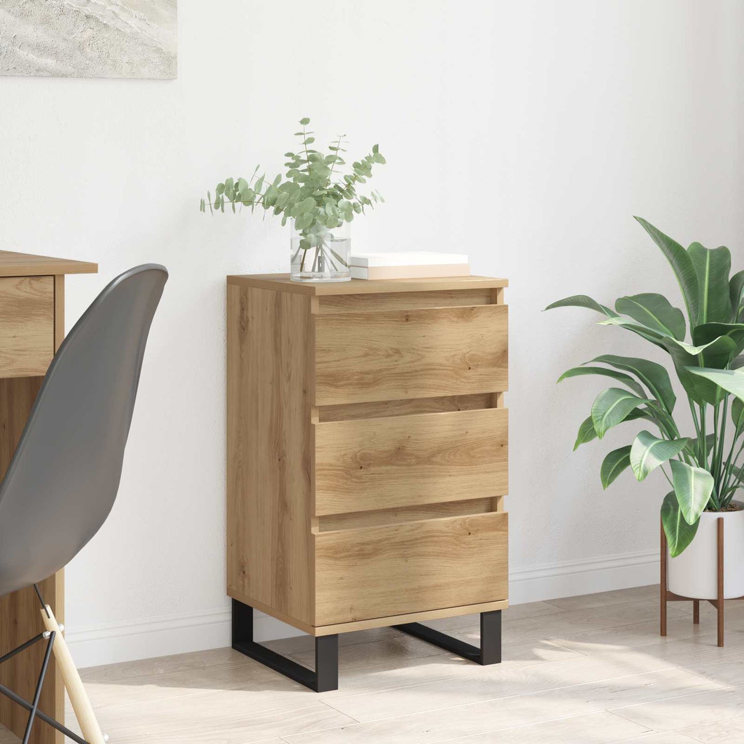 Sideboard Artisan-Eiche Holzwerkstoff