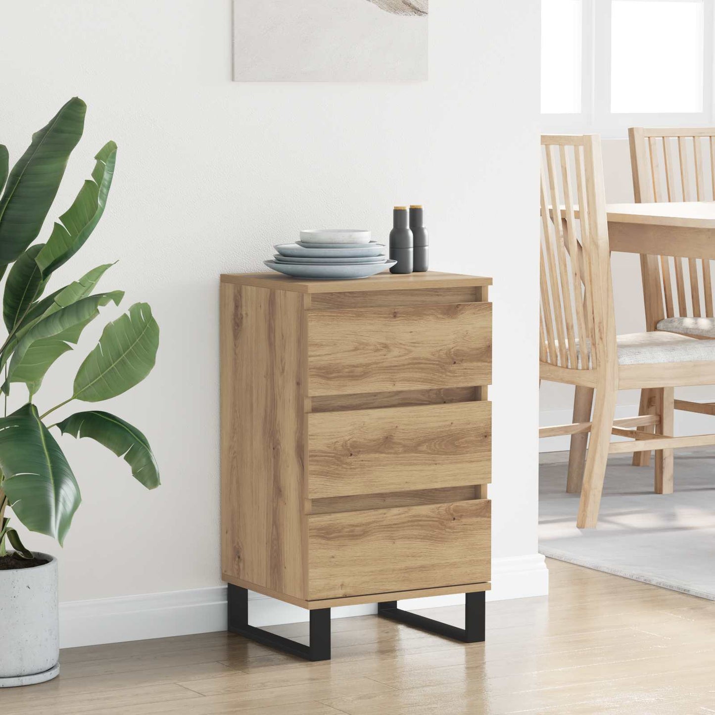 Sideboard Artisan-Eiche Holzwerkstoff