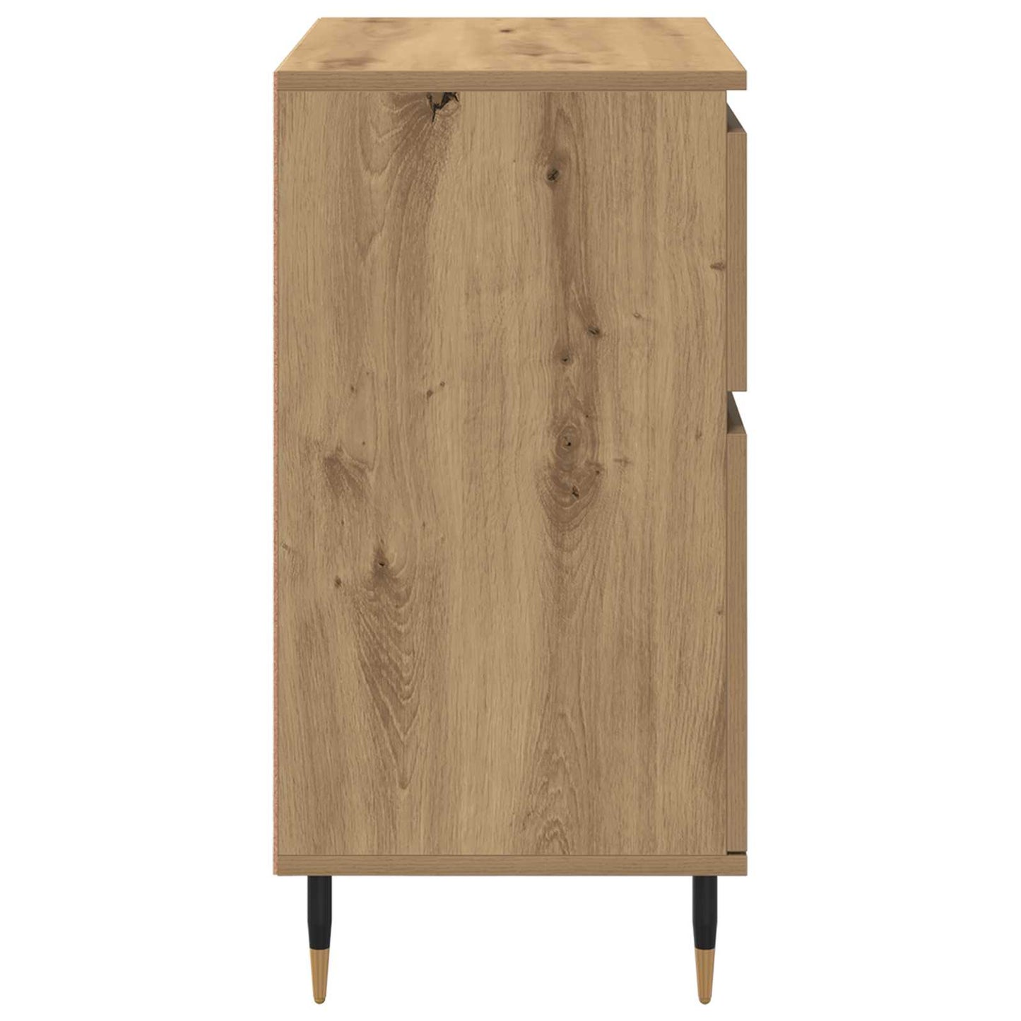 Sideboard Artisan-Eiche 60 x 35 x 70 cm Verbundholz und Eisen