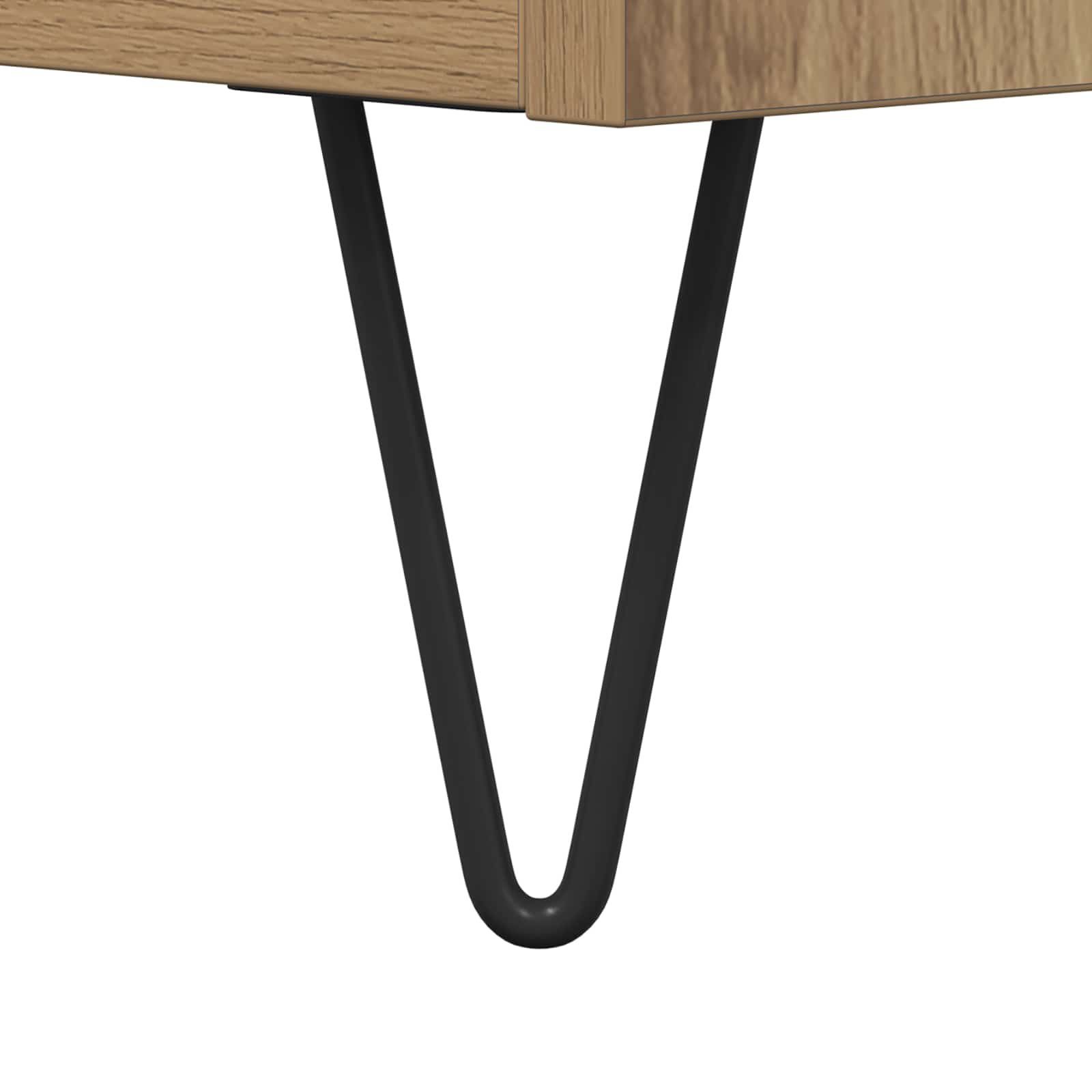 Sideboard Artisan-Eiche 60 x 35 x 70 cm Verbundholz und Eisen