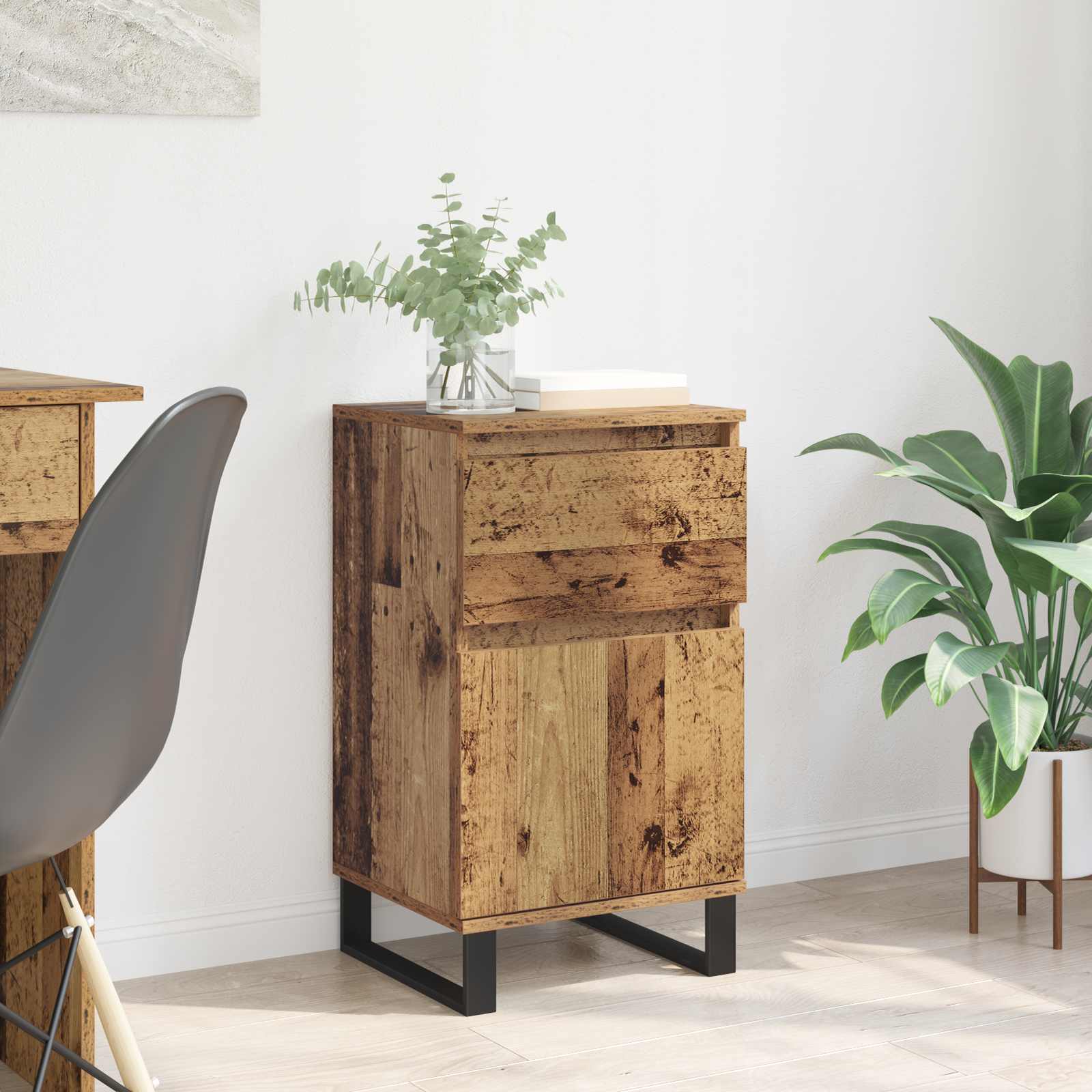 Sideboard Altholz 35 x 40 x 70 cm Holzwerkstoff