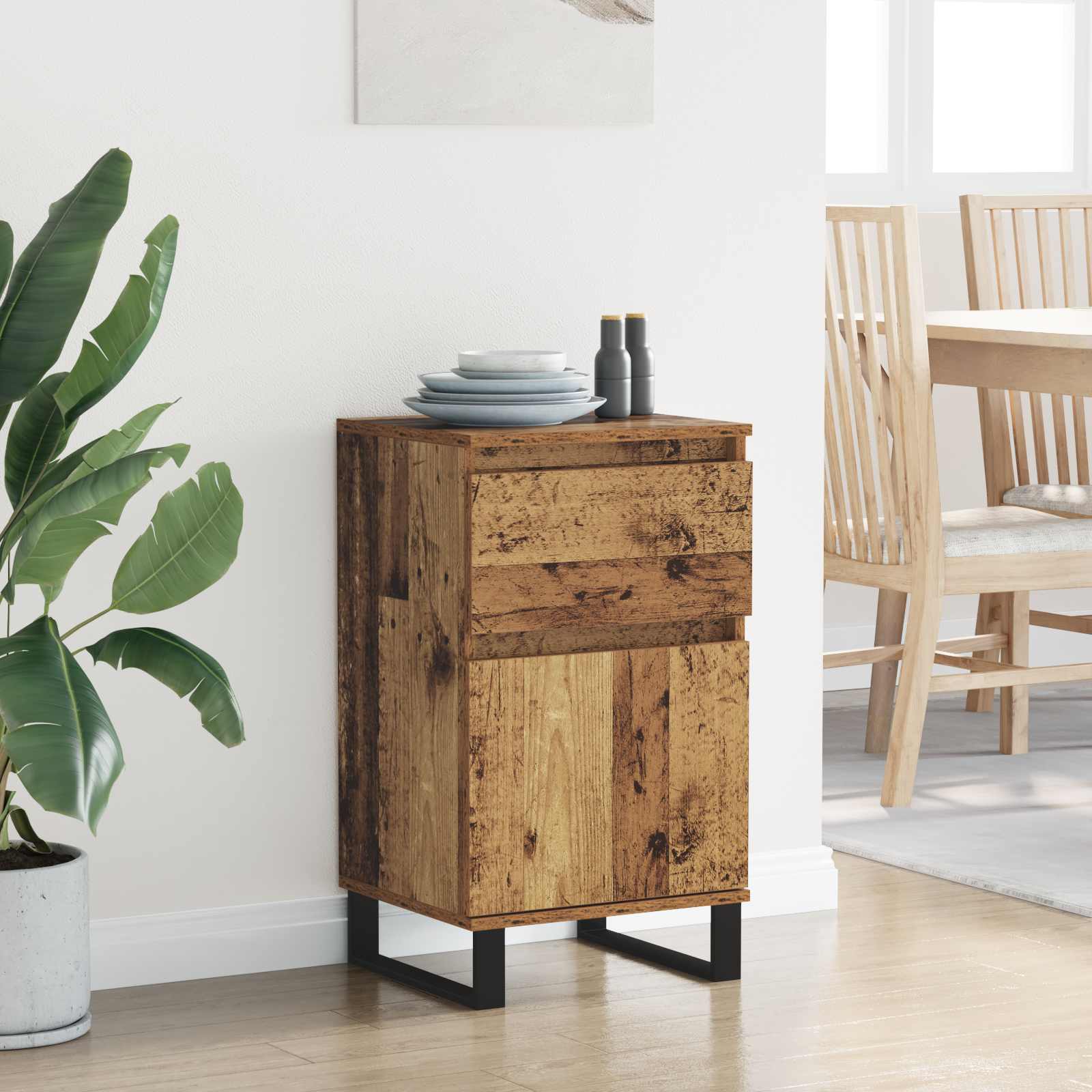 Sideboard Altholz 35 x 40 x 70 cm Holzwerkstoff