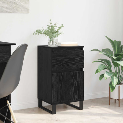Sideboard Schwarz Eichen-Optik 35 x 40 x 70 cm Holzwerkstoff