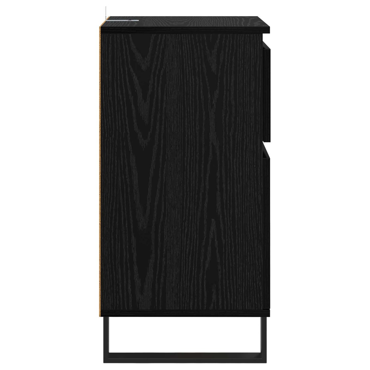 Sideboard Schwarz Eichen-Optik 35 x 40 x 70 cm Holzwerkstoff