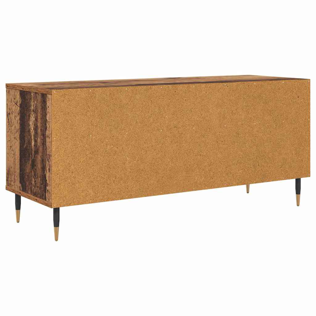 TV-Schränk Altholz 100 x 34,5 x 44,5 cm Verbundholz und Eisen
