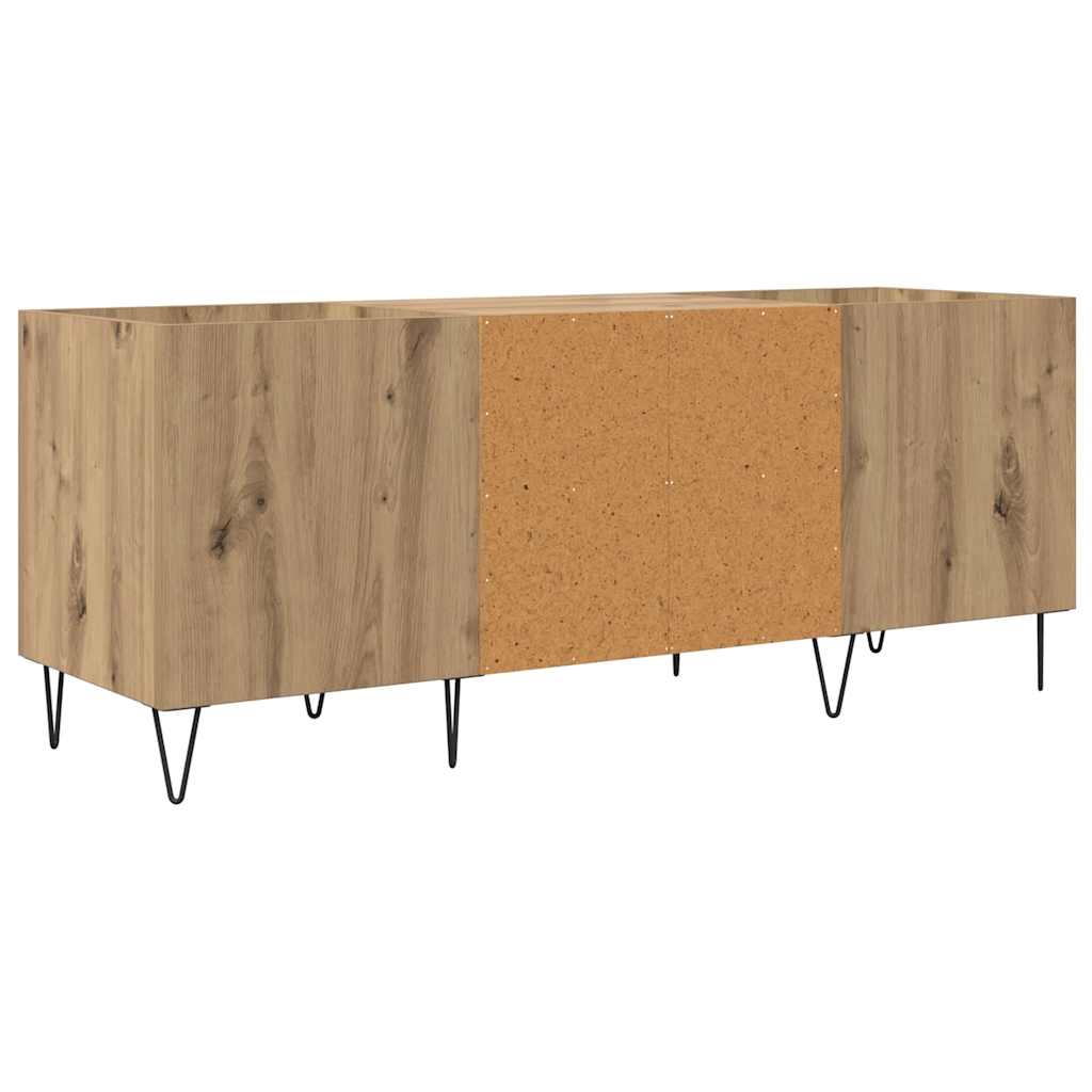 Schallplattenschrank Artisan-Eiche 121 x 38 x 48 cm
