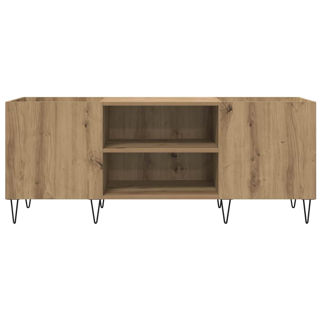 Schallplattenschrank Artisan-Eiche 121 x 38 x 48 cm