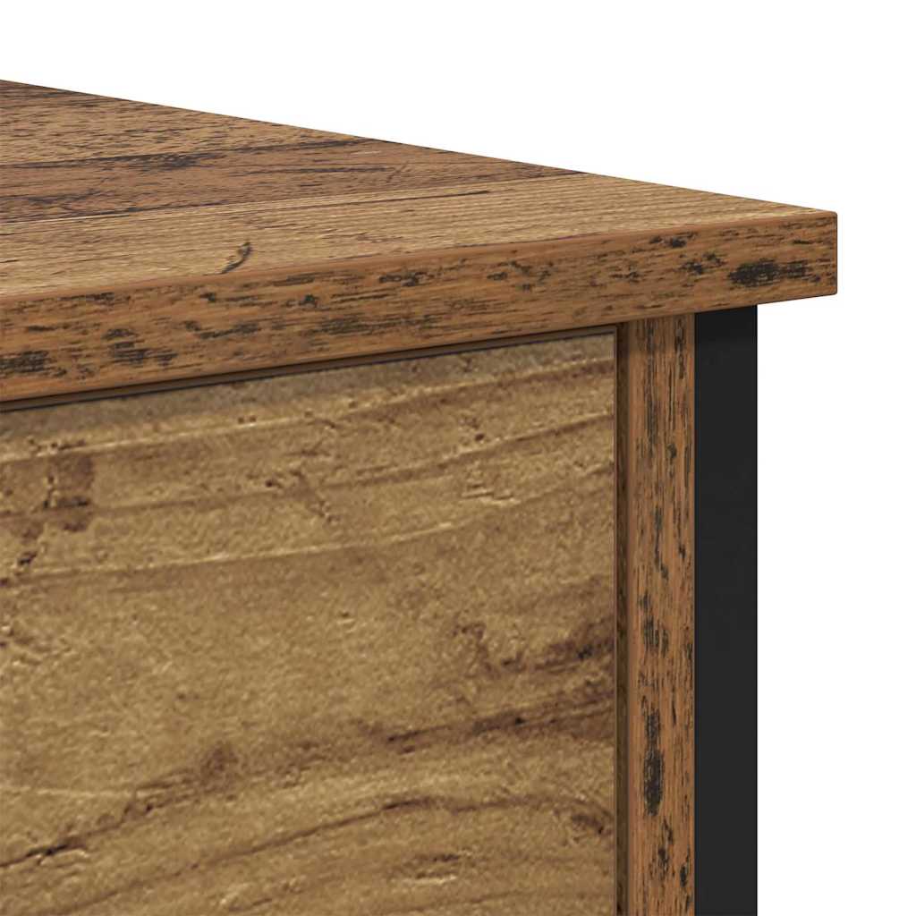Nachttisch 2 Stk. Altholz 34 x 35,5 x 45 cm Holzwerkstoff