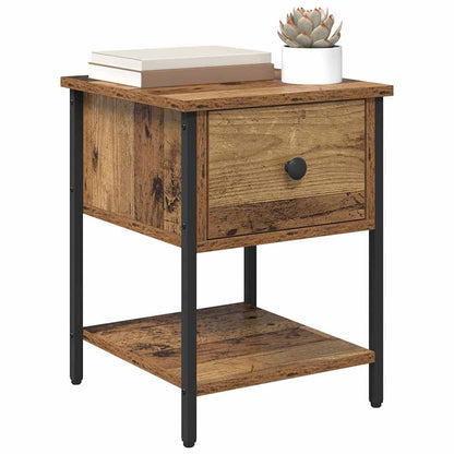 Nachttisch 2 Stk. Altholz 34 x 35,5 x 45 cm Holzwerkstoff