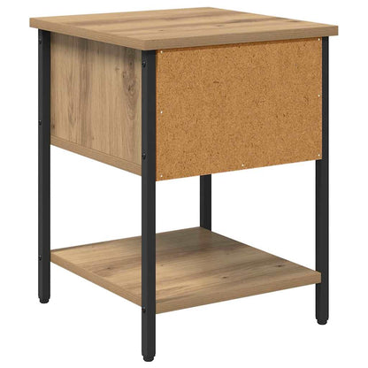Nachttisch 2 Stk. Artisan-Eiche 34 x 35,5 x 45 cm Holzwerkstoff