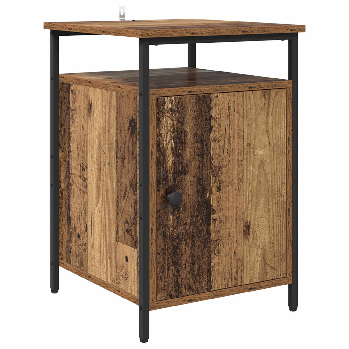 Nachttisch 2 Stk. Altholz 40 x 42 x 60cm Holzwerkstoff