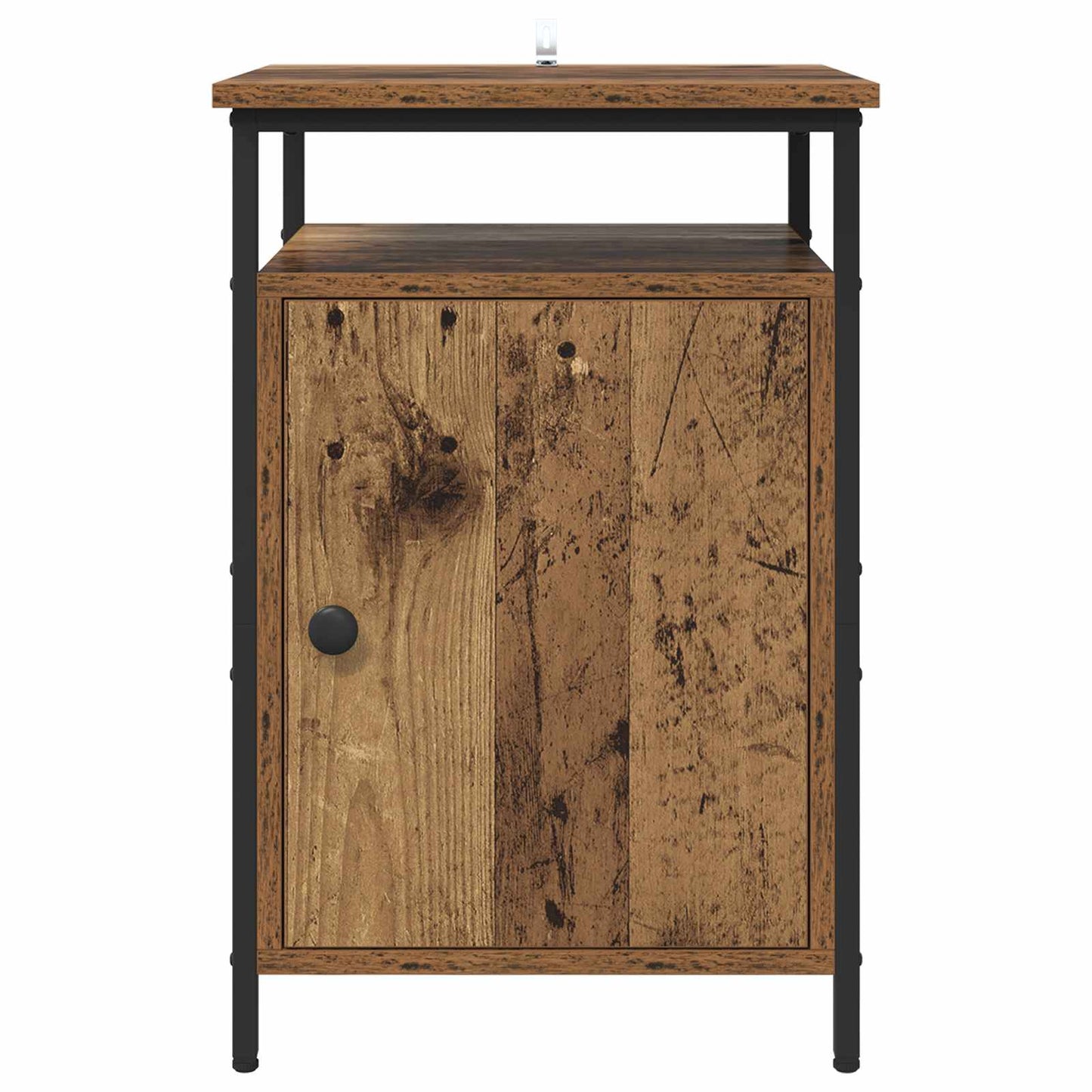 Nachttisch 2 Stk. Altholz 40 x 42 x 60cm Holzwerkstoff