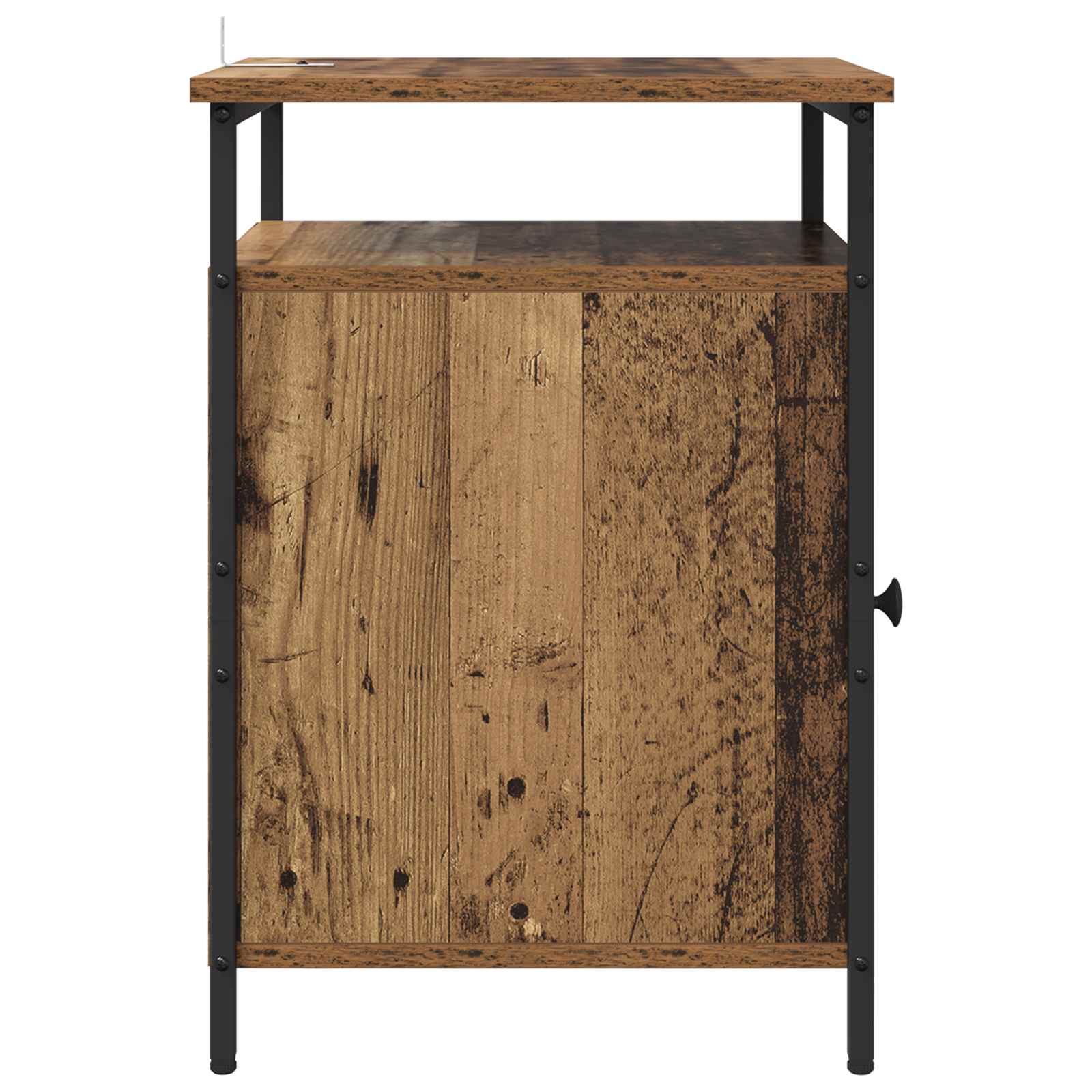 Nachttisch 2 Stk. Altholz 40 x 42 x 60cm Holzwerkstoff