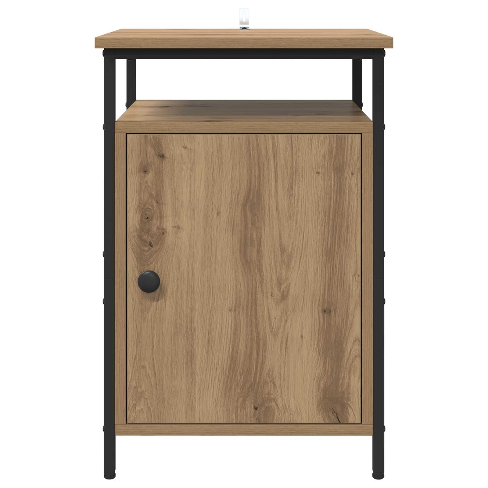 Nachttisch 2 Stk. Artisan-Eiche 40 x 42 x 60cm Holzwerkstoff