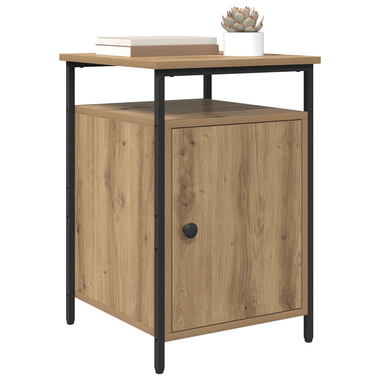 Nachttisch 2 Stk. Artisan-Eiche 40 x 42 x 60cm Holzwerkstoff
