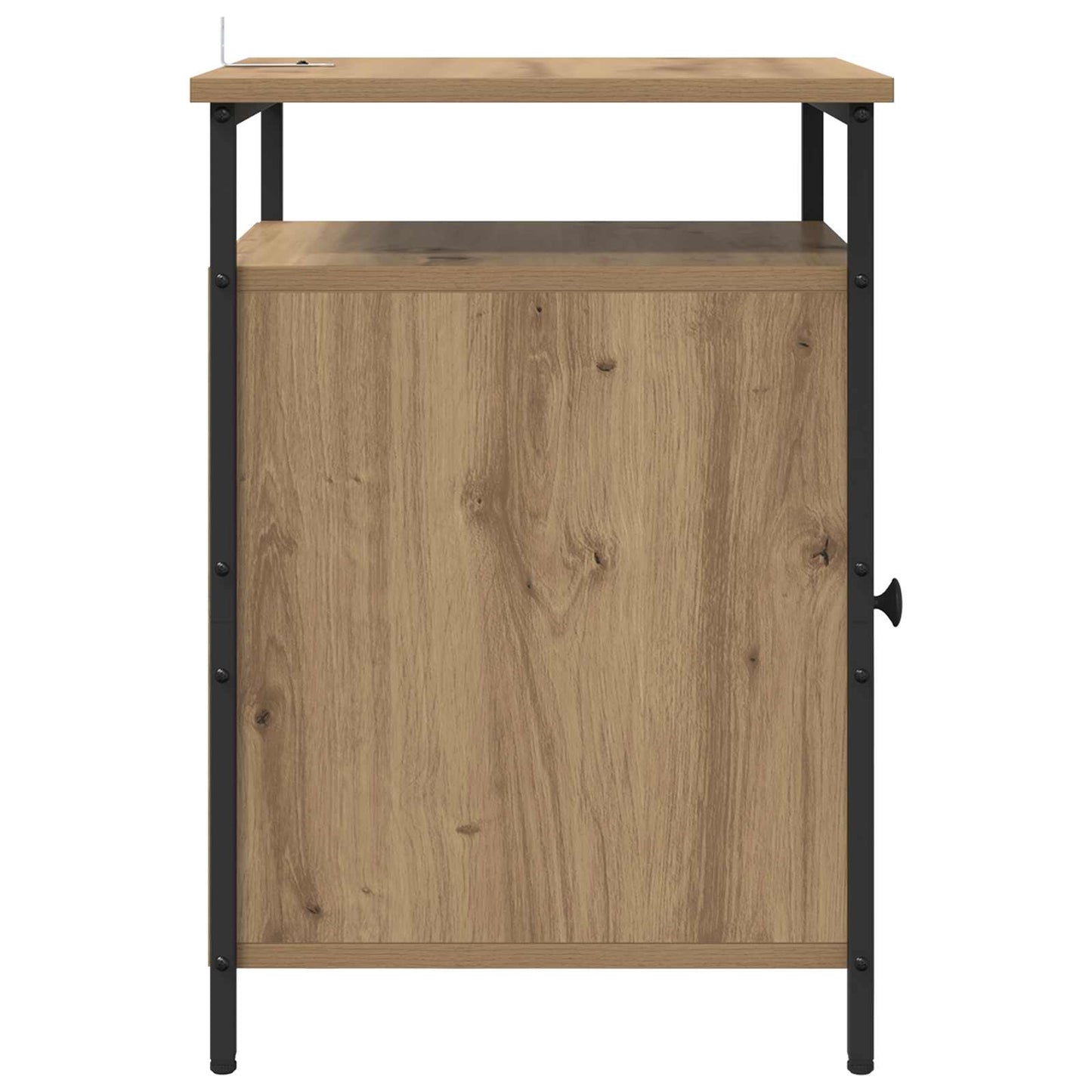 Nachttisch 2 Stk. Artisan-Eiche 40 x 42 x 60cm Holzwerkstoff