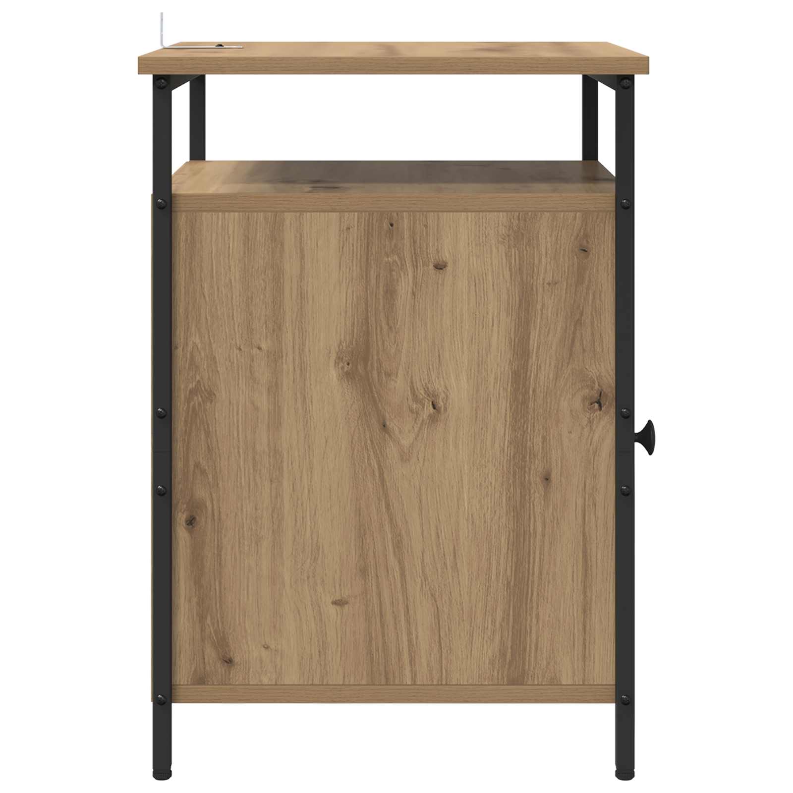 Nachttisch 2 Stk. Artisan-Eiche 40 x 42 x 60cm Holzwerkstoff